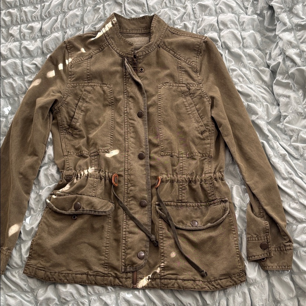 Hinge Olive Green Utility Jacket